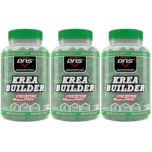 Hovedbilde 3-Pack Krea Builder Kreatin - 3 x120 tabs