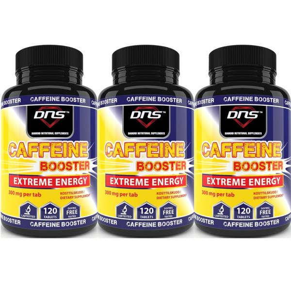 Hovedbilde 3-pack Koffeintabletter - Caffeine Booster 120 ...