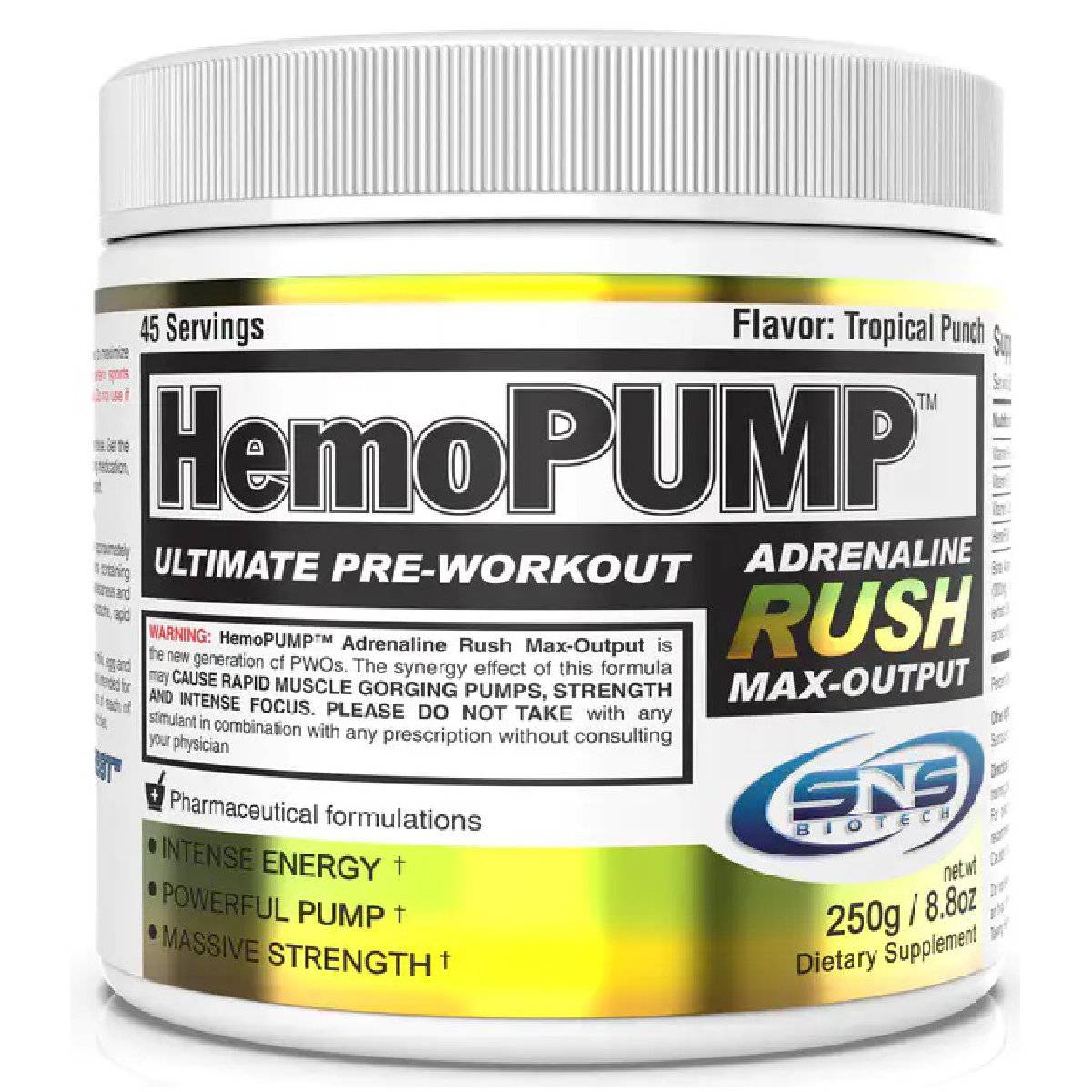 HemoPump Adrenaline Rush PWO  - 250g